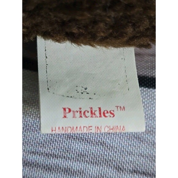 Vintage 1998 Ty Beanie Baby Prickles Hedgehog Plush Brown Tan Stuffed Animal Toy - Picture 8 of 8